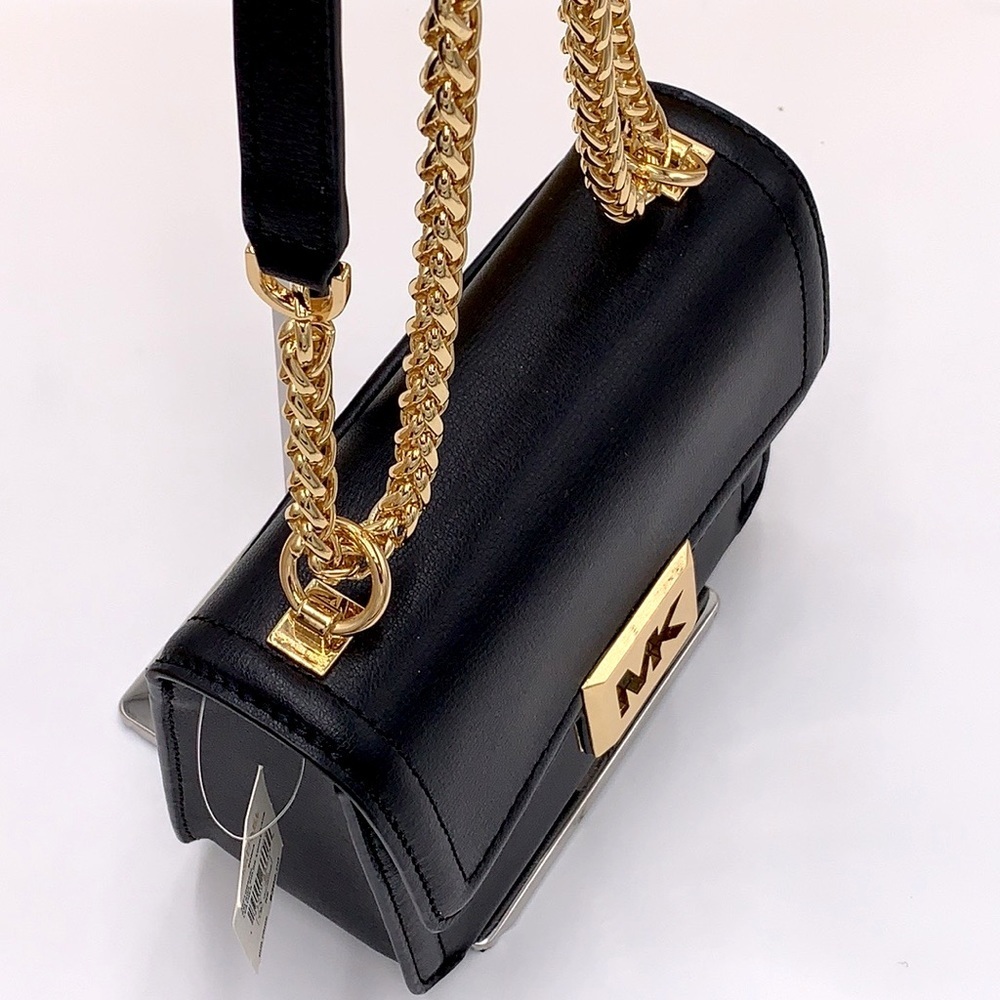 MICHAEL KORS SONIA SMALL SHOULDER XBODY BLACK COLOR - Picture 9 of 16